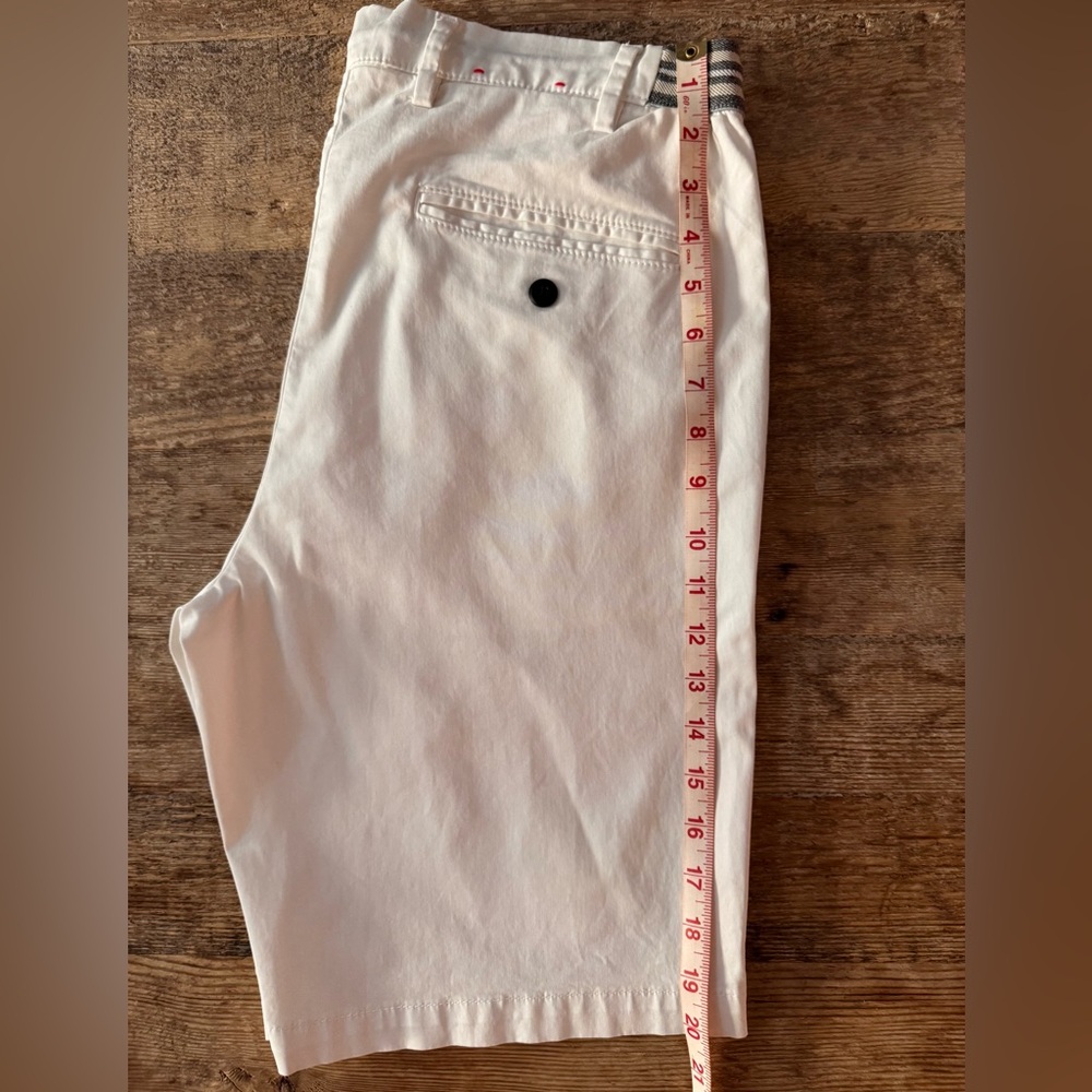 Eleventy Men’s White Drawstring Stretch-Cotton Sh… - image 5